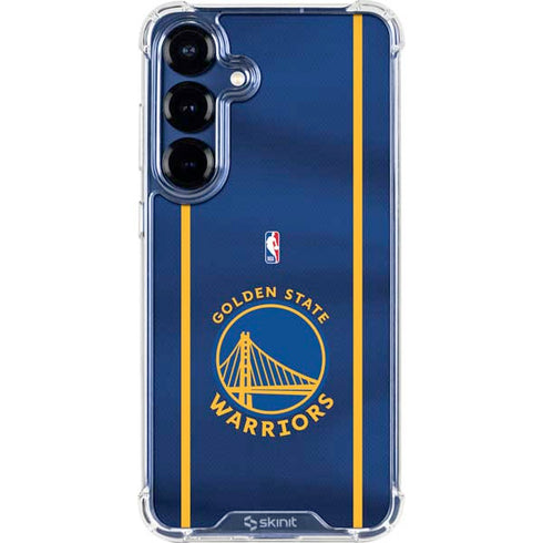 NBA Golden State Warriors Jersey Galaxy S25 Clear Case